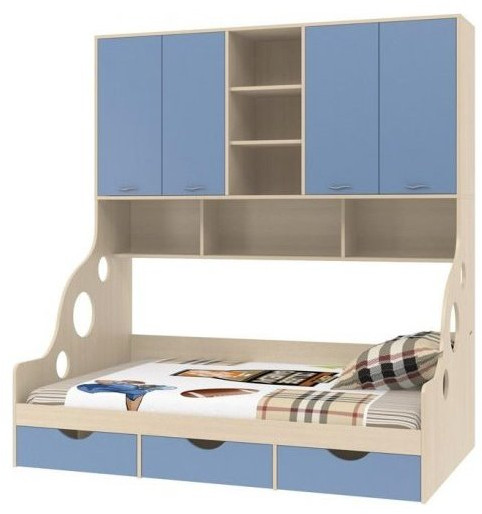Дельта-21.01 Кровать с антресолью 120