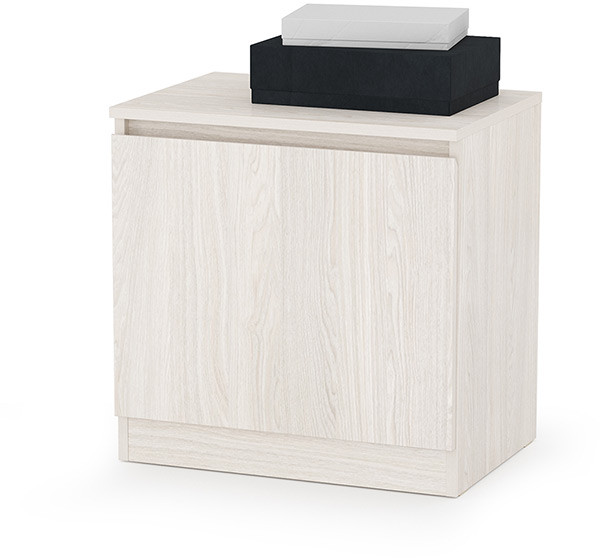 КР100 Ника прихожая 13.248 Тумба, цвет ясень анкор светлый, ШхГхВ 53,8х38,1х53,9 см., универсальная сборка