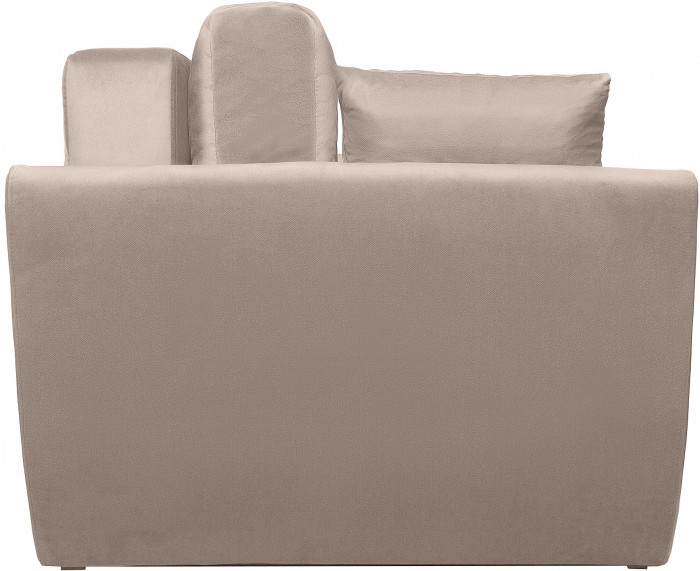 Диван-еврокнижка Амстердам Люкс, 160х195, пружинный блок, велюр бежевый