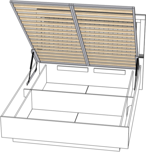 Кровать КИНГ-САЙЗ 180х200 