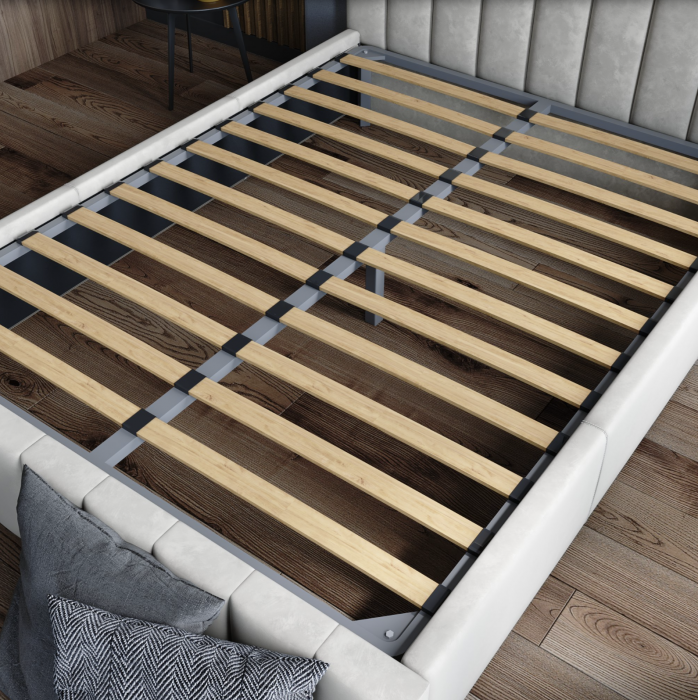 Нега Кровать интерьерная 120 бежевый, ортопед