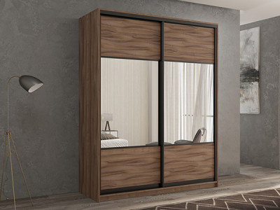 Шкаф-купе Кааппи 6 Орех Тьеполло 160х45х230 см