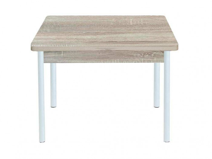 Симпл стол обеденный раскладной / Дуб сонома/белый