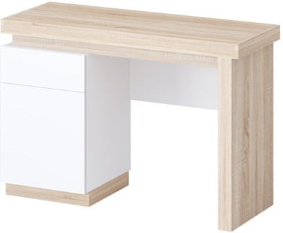 Астра Косметический стол, Белый глянец/Сонома