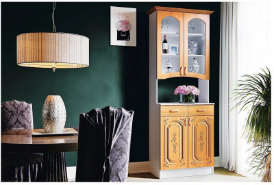 Буфет Лиза 2 двухстворчатый, ольха (Ольха)