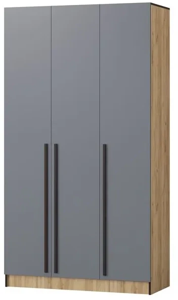 Шкаф Бастион 1200, Графит/Дуб крафт золотой