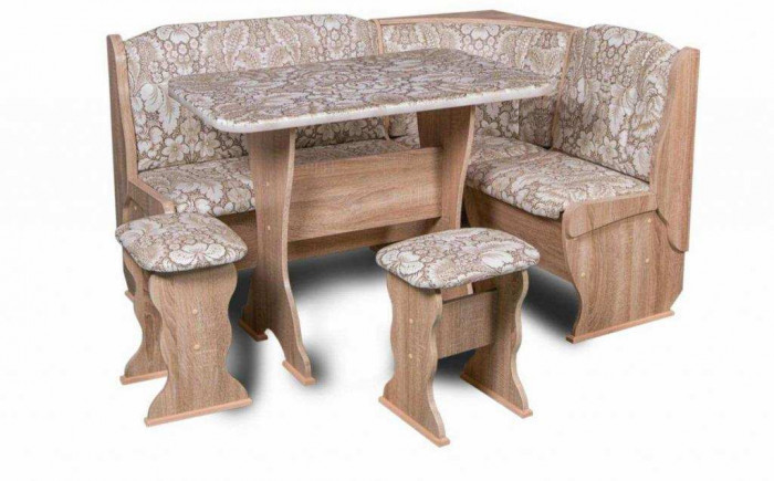 Кухонный набор Орхидея Автор с фотопечатью D4 / дуб сонома