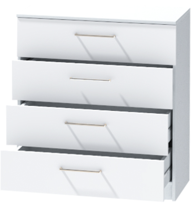 Комод №1 "Иннэс-7", Белый