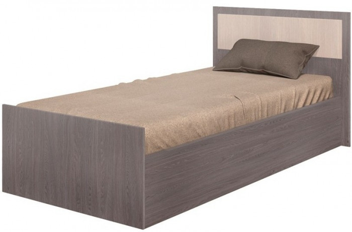 Фиеста Кровать 90, ясень шимо (Ясень шимо темный / светлый)