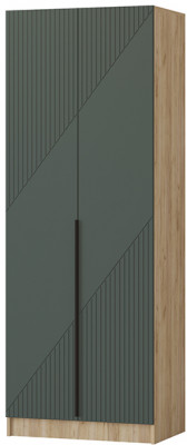 Шкаф Авис 0,8, Крафт золотой/Грин