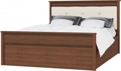 Ливорно Кровать ЛКР-1 (1,4) с настилом ДСП 2С, Орех донской