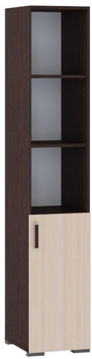 Пенал к столу компьютерному венге/дуб молочный