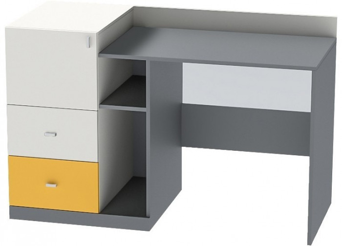 Клео СТ-1 Стол (Графит/Миндаль/Солнечный)