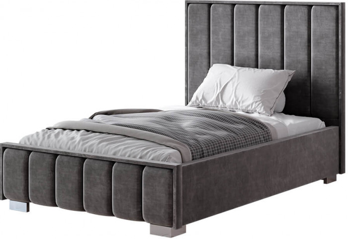 Кровать "Мирабель" КР-06 1,2м под подъемный механизм графит темный