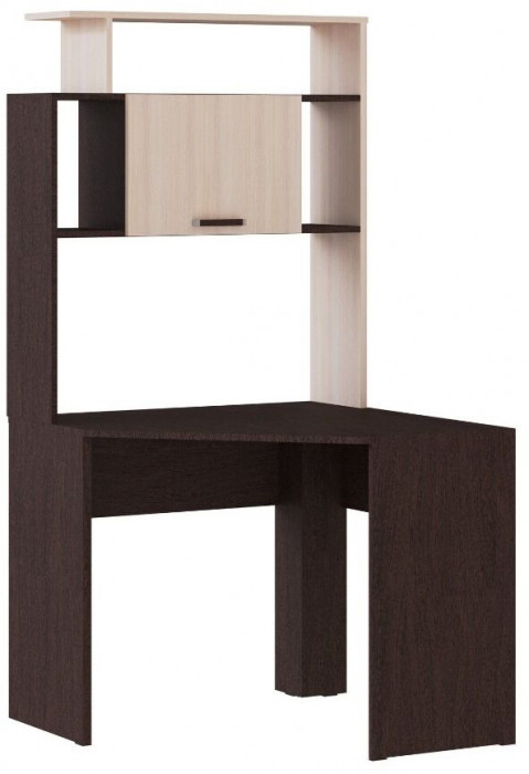 Компьютерный стол Квартет-12 + пенал венге/дуб молочный