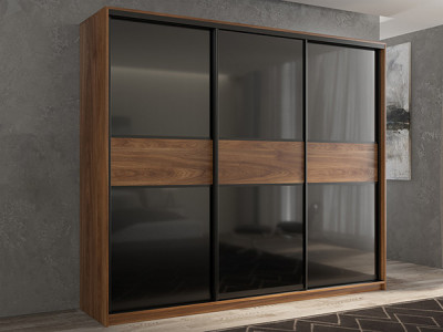 Шкаф-купе Кааппи 12 Кастелло Бренди 210х60х230 см