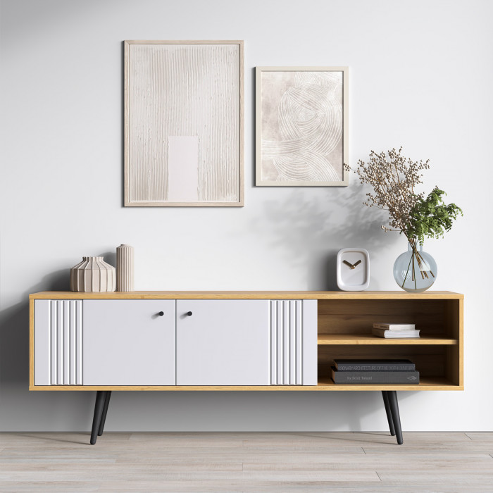 Тумба под ТВ 1500 с нишей Вега Саксония