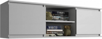 Челси Полка открытая (Антресоль) (Белый глянец, Белый)