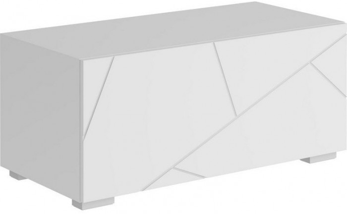 ГРАНЖ Тумба ТМ-001 (Д.900, напольная) (Белый (Шагрень) / Белый софт)