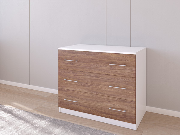 Комод 01/23 90х50х75 Белый/Кастелло Бренди