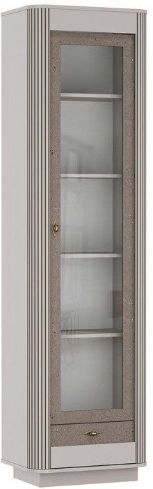 Шкаф-витрина Фантазия 34.06 Кашемир / Кашемир патина