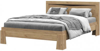 Спальня "Паола" КР 704 (1500х844х2120 мм) дуб крафт золото