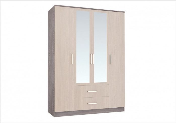 Фиеста Шкаф четырехдверный, ясень шимо