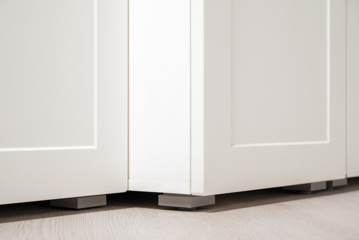 Остин Прихожая 53, цвет белый шагрень/дуб крафт золотой, ШхГхВ 280х54,3х229,6 см., универсальная сборка