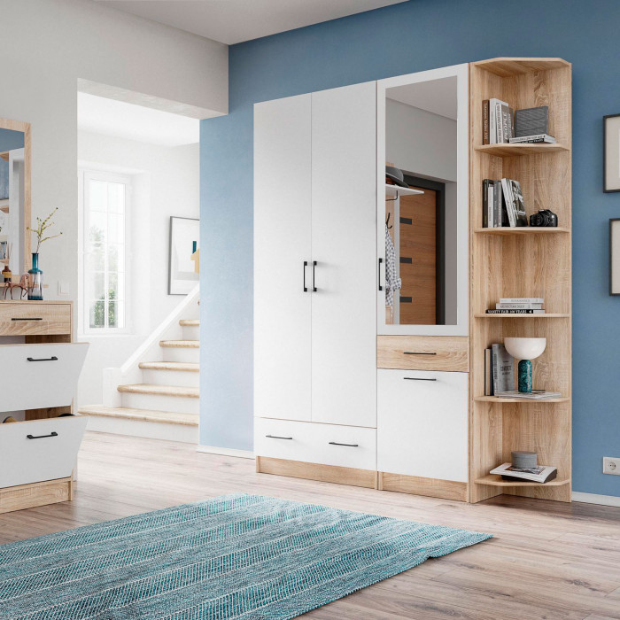 Прихожая Денвер угловое завершение-1 дуб сонома