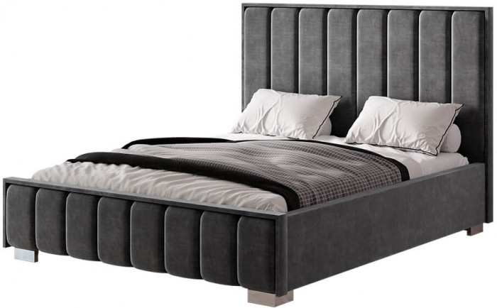 Кровать "Мирабель" КР-11 1,4м под подъемный механизм графит темный