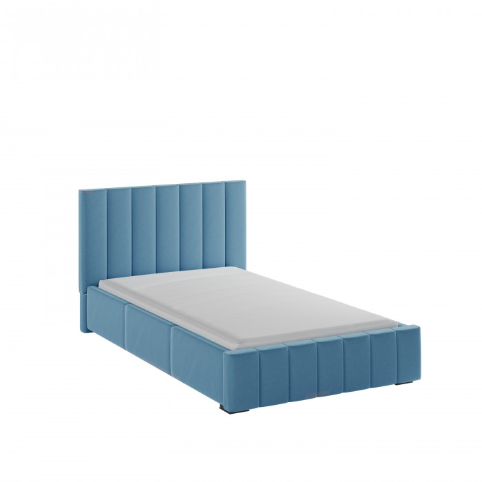 Нега Кровать интерьерная 120 светло-голубой, ортопед