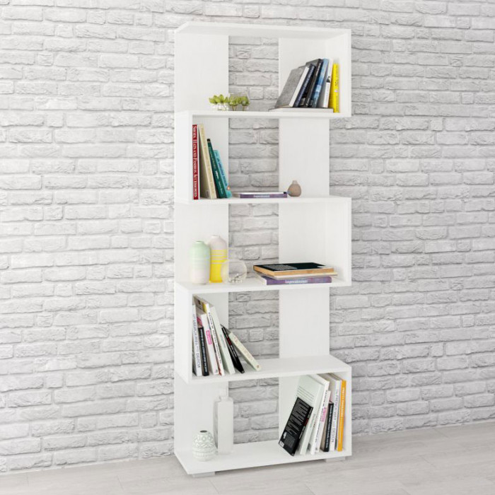 Стеллаж Ромео-1 (700*1800*250) белый