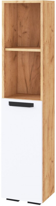 Квартет-13 Пенал дуб крафт золотой/белый