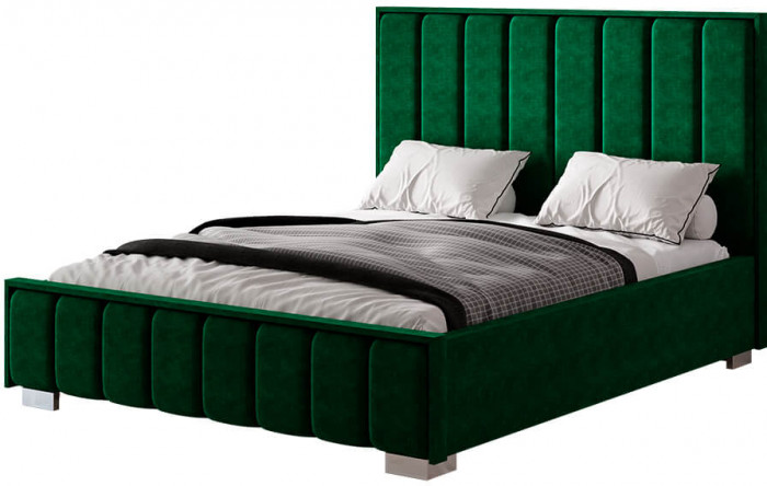Кровать "Мирабель" КР-16 1,6м под подъемный механизм изумруд
