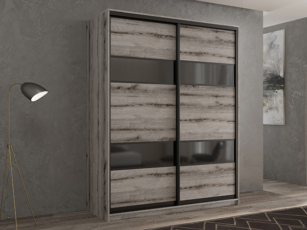 Шкаф-купе Кааппи 7 Эвок Окаменелый 100х60х230 см