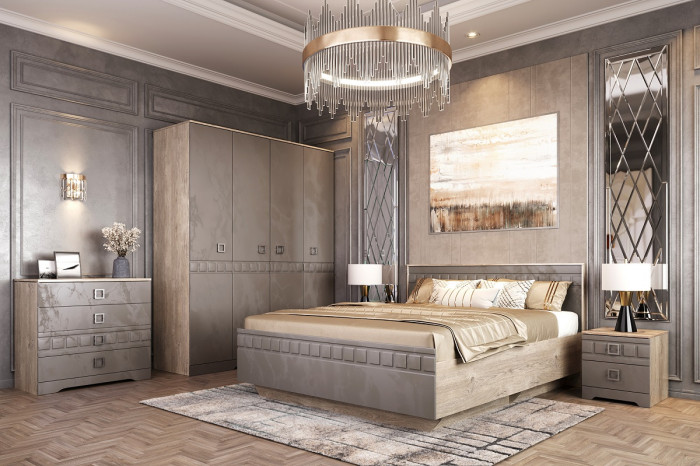 Кровать 160х200 с щитовым основанием 