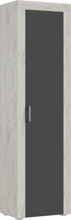 Ангара Пенал Графит/дуб крафт белый