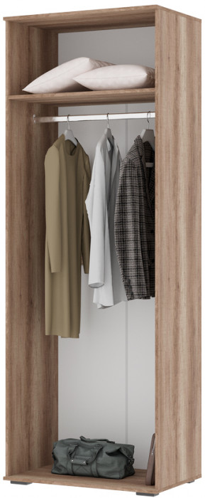 НЕЛЬСОН ШК 04 (СОЛО-4) Шкаф (0.800х2,200х0,500) дуб каньон/железный камень