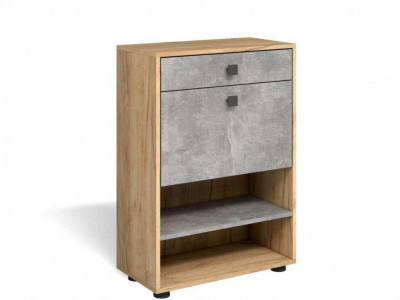 Тумба для обуви Мини-Лайт МЛ-4 дуб крафт/ателье