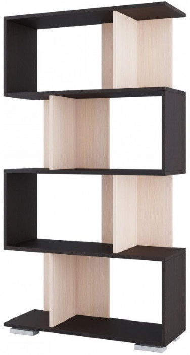 Стеллаж №2 Стиль (Венге / дуб молочный)