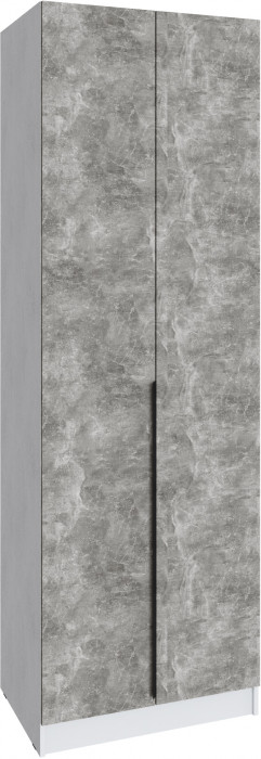 Шкаф Мадрид (0,75) без зеркала, Белый/Ателье светлое