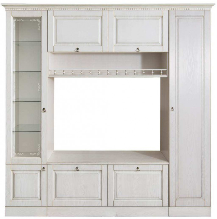 Гостиная Вероника-8 бодега светлый/ясень патина