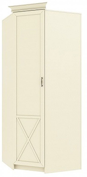 Бэль Шкаф угловой + Карнизы 440/524 Слоновая кость