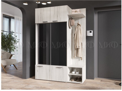 Прихожая Стелла ЛДСП (Дуб Крафт белый)