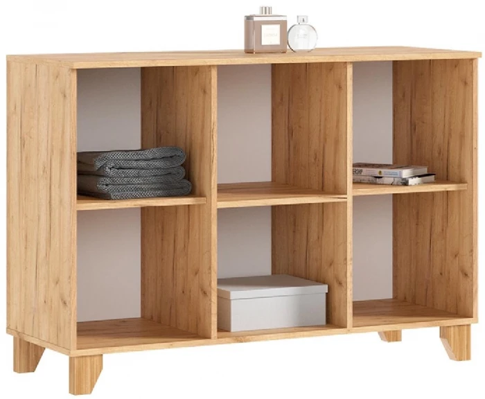 Ирис Комод 1200 браш вайт/дуб крафт