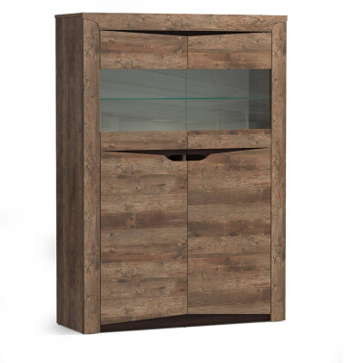 33.15 Лючия шкаф комбинированный кейптаун/венге