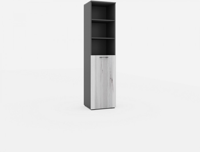 Модульная гостиная "Монреаль" - Антарцит/Дуб канадский арктик