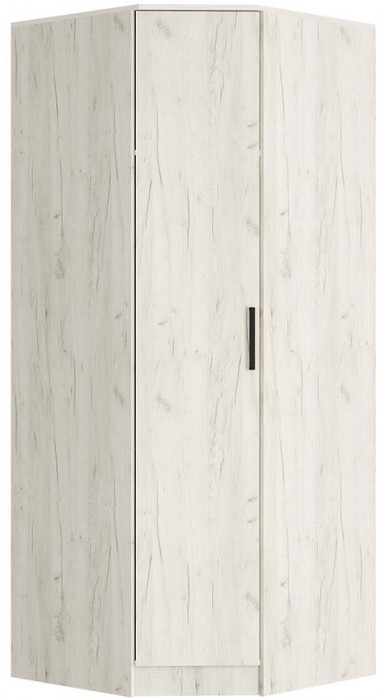 "Фиеста" шкаф угловой (876х2216х876) дуб крафт белый