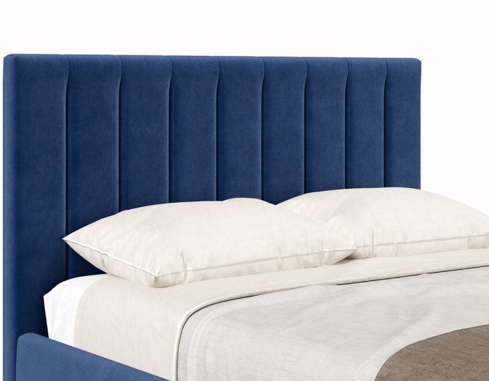 Кровать с подъёмным механизмом 1600 Верона, темно-синий